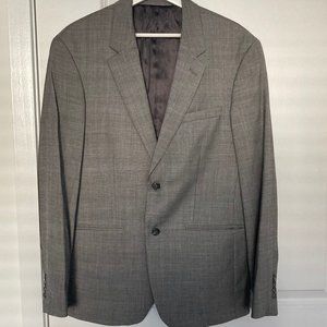 Report Collection Grey Suit Size 40R Pants 32